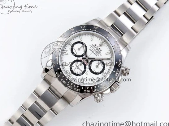 1221 Daytona 126500 QF 1:1 Best Edition 904L Steel White Dial on SS Braclet SH4131 V Stretchable 1297